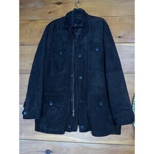 Joseph by Jos. A. Bank Men’s Chocolate Brown Suede 3/4 Length Jacket Sz XL